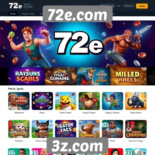 Plataforma 72e.com oferece diversidade em jogos online